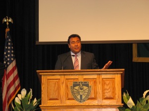 John Quinones discussed diversity in the newsroom and the world.